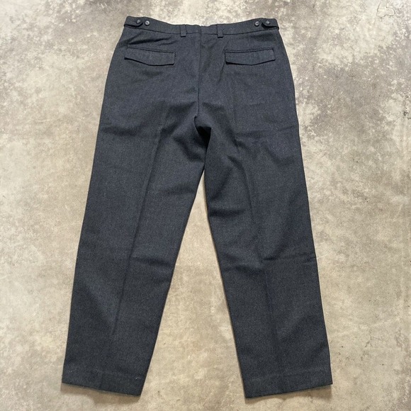 Balmain Paris Pants Mens Size 36‎ X 29.5inseam Flat Front Gray Trousers - Picture 6 of 10